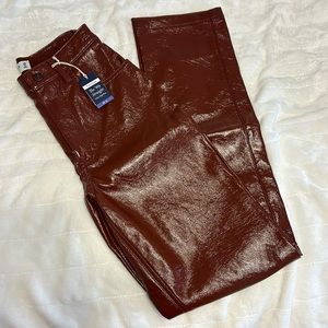 abercrombie & fitch leather pants